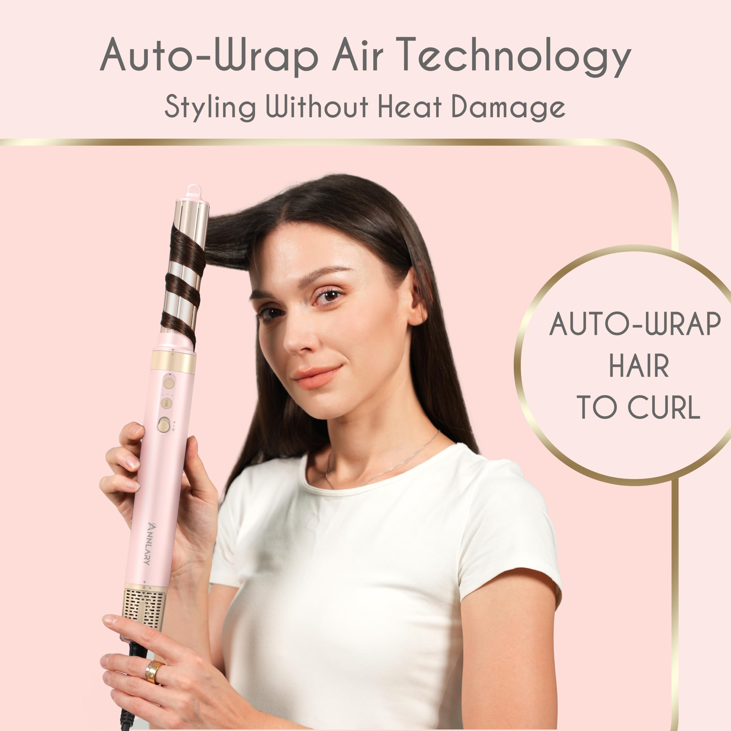 ANNLARY fast-drying motor delivers quick styling with less heat.