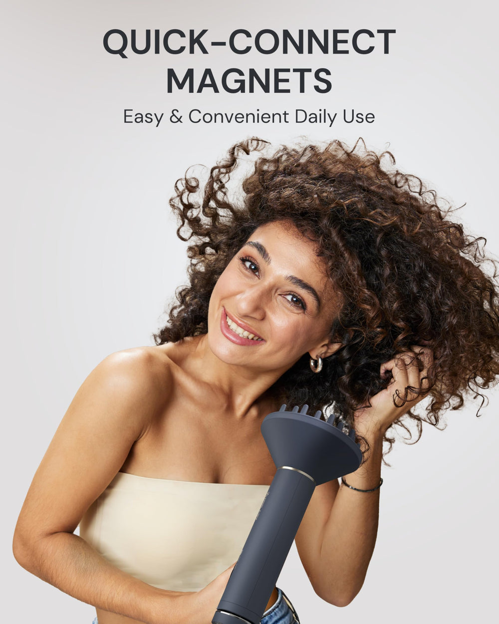 ANNLARY magnetic attachments switch easily for precise results.