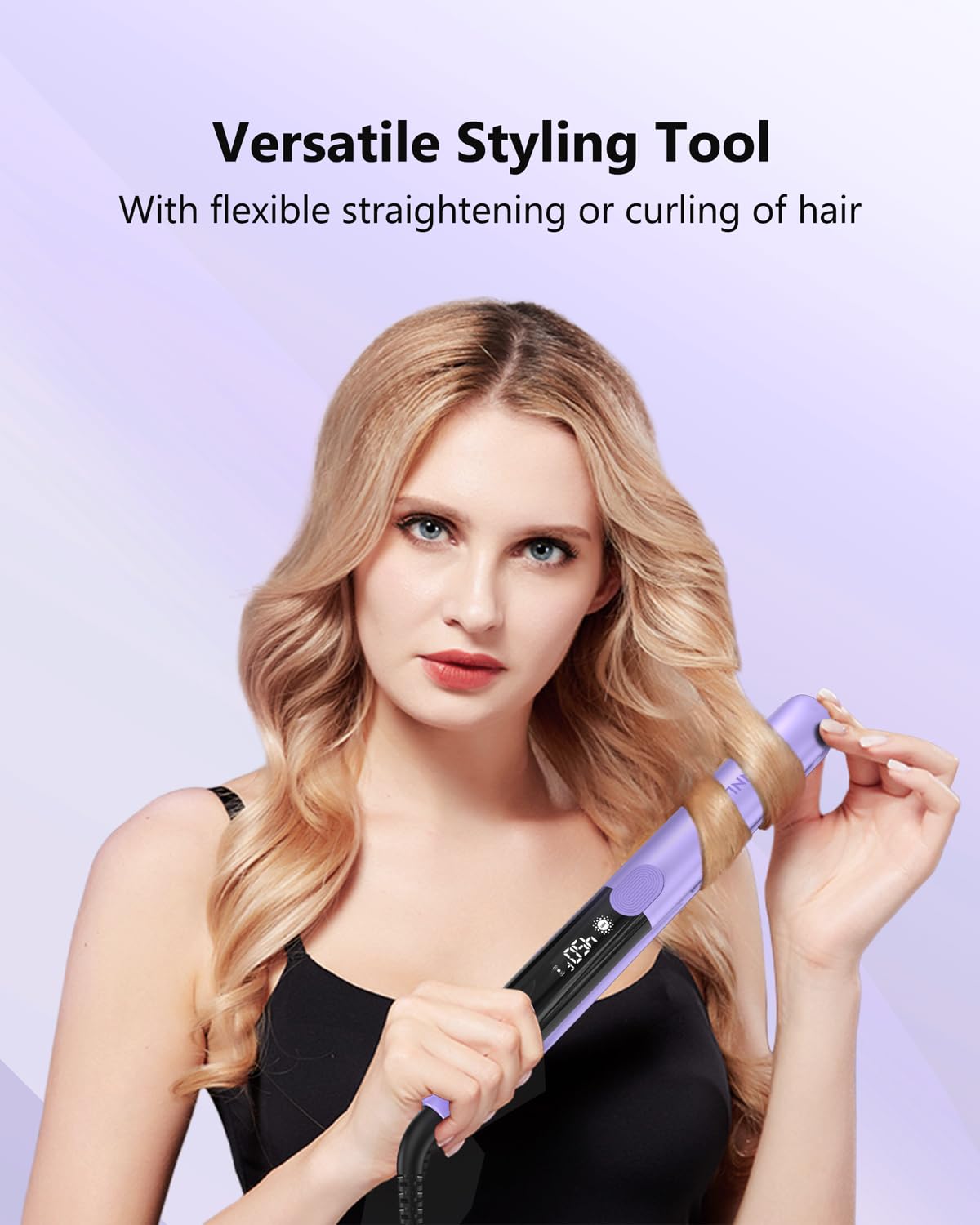annlary hair straightener fast heating dual voltage ideal for travel