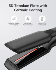 ANNLARY 1-second PTC heat-up enables quick daily styling.