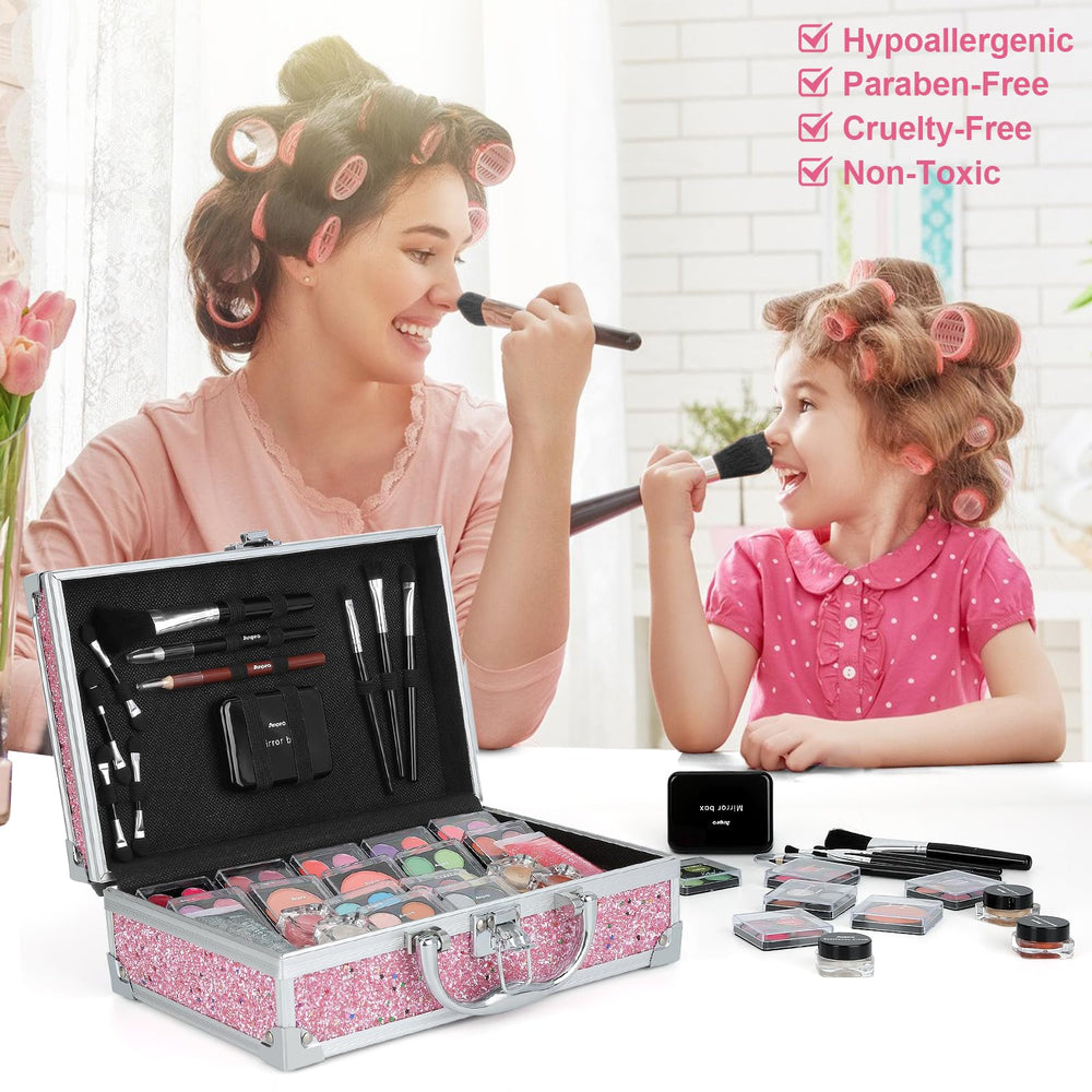 Anpro 28-color eyeshadow palette offers bold and subtle finishes for versatile styles.