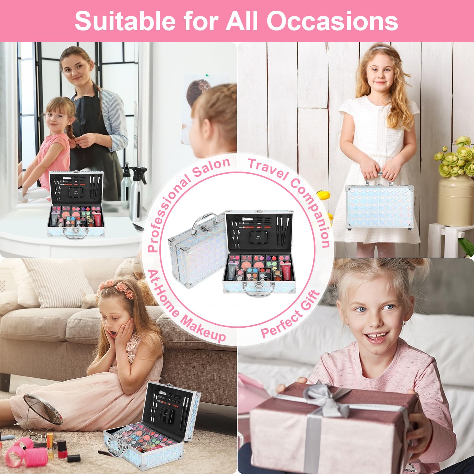Anpro silver glitter gel for party-ready sparkle