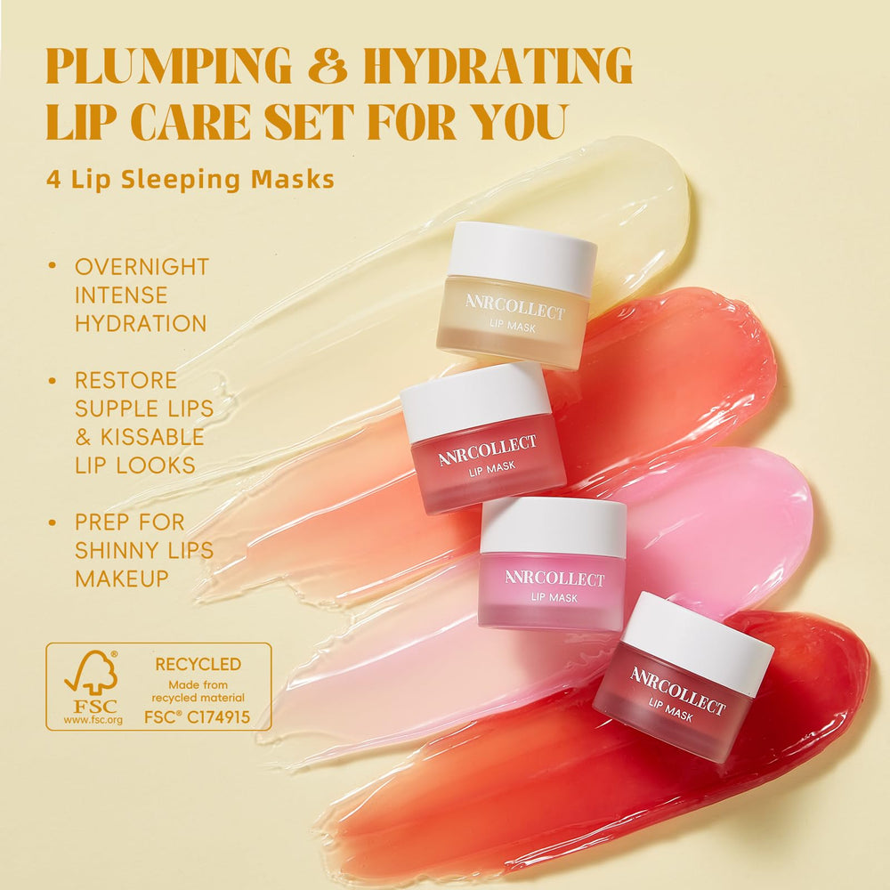 ANRCOLLECT lip mask-grape-sleep-jar moisturizes lips overnight.