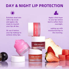 ANRCOLLECT lip mask Grape provides deep hydration while you rest