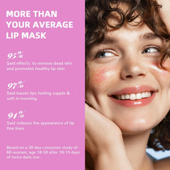 ANRCOLLECT lip mask Strawberry for overnight moisture and plump-looking lips