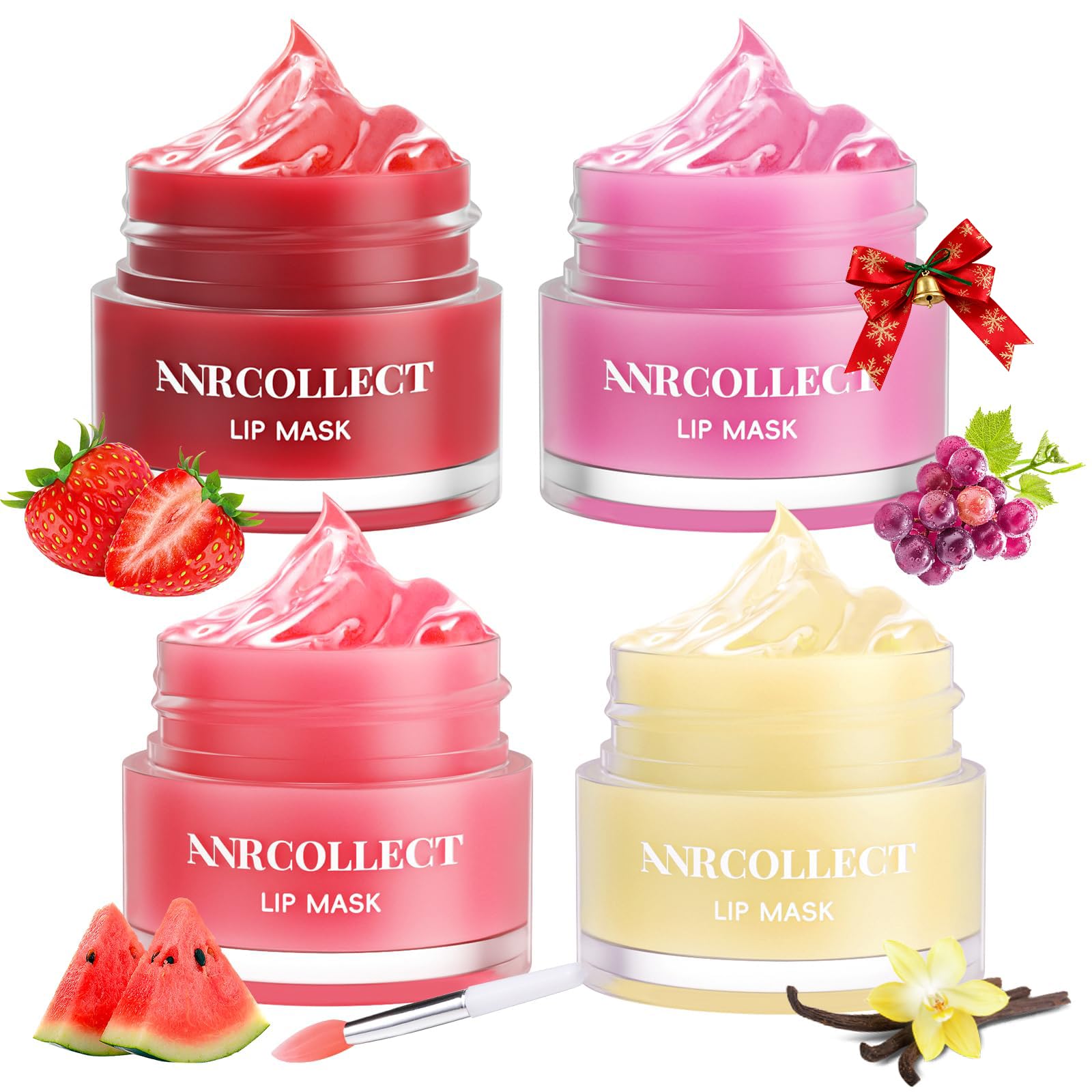 ANRCOLLECT lip mask-vanilla-sleep-jar promotes overnight hydration.