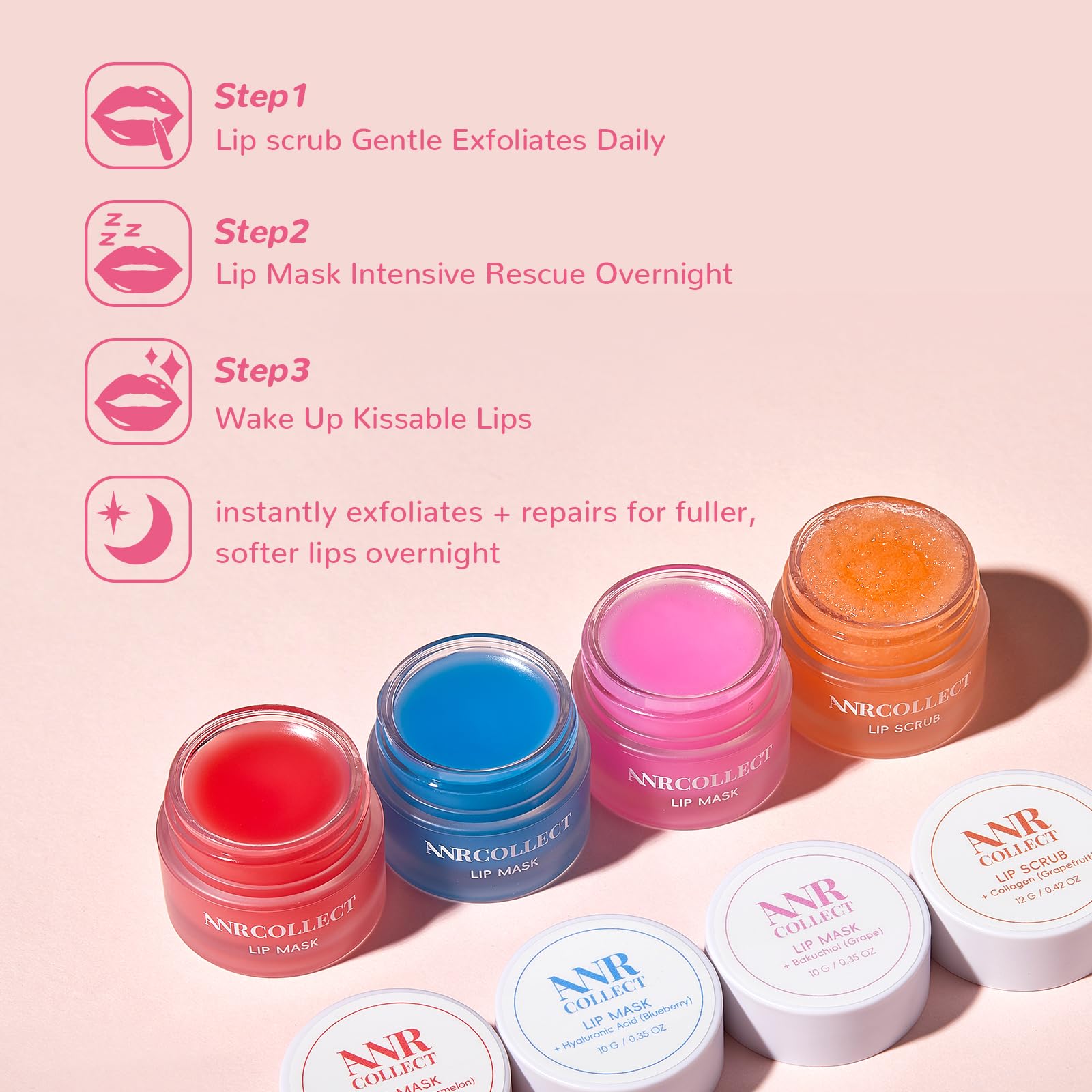 ANRCOLLECT clean natural lip treatment without parabens or SLS.