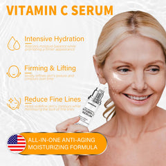 Anroha Vitamin C Serum with hyaluronic acid for plump, hydrated skin.