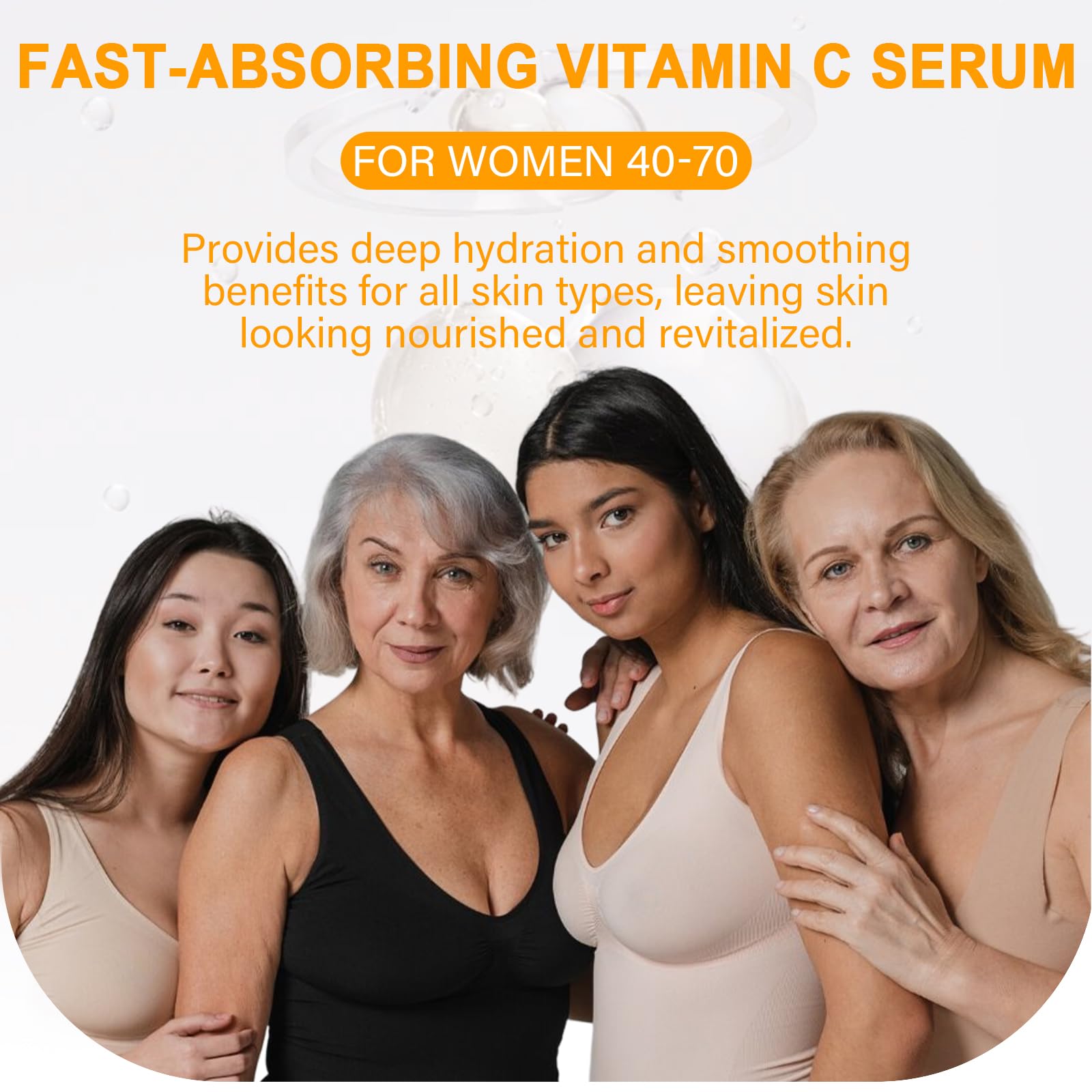 Anroha Vitamin C Serum routine shot with morning skincare and makeup prep.