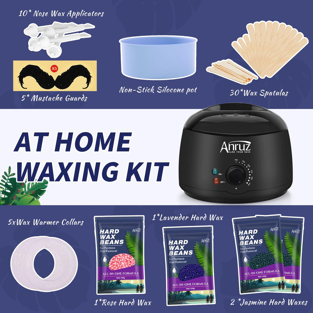 ANRUZ full-body waxing kit for budget-friendly salon-like results at home.