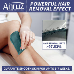 ANRUZ wax beads with rose, jasmine, lavender for gentle skin-friendly formula.