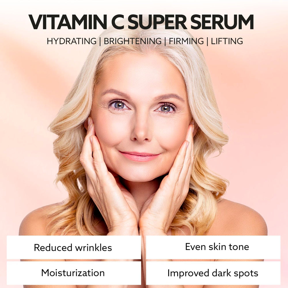 ANSDUR serum applied to cheek for brightening and smoothing.