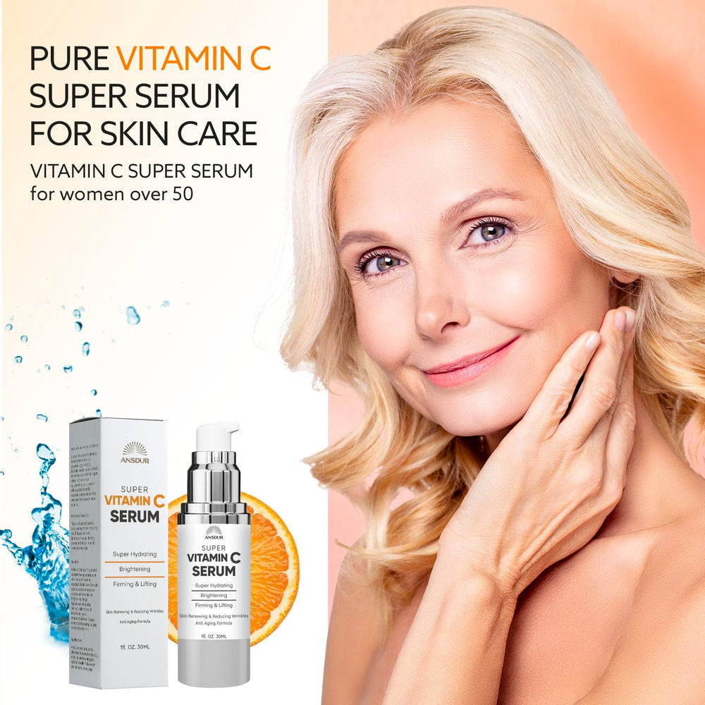 ANSDUR serum texture with hyaluronic acid for plump skin.