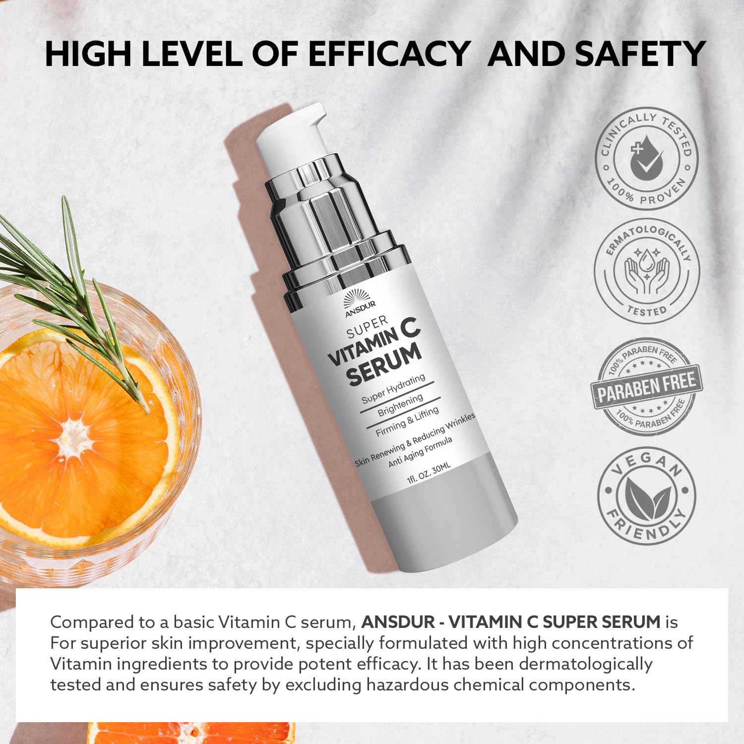 ANSDUR serum pump in use for easy, mess-free application.