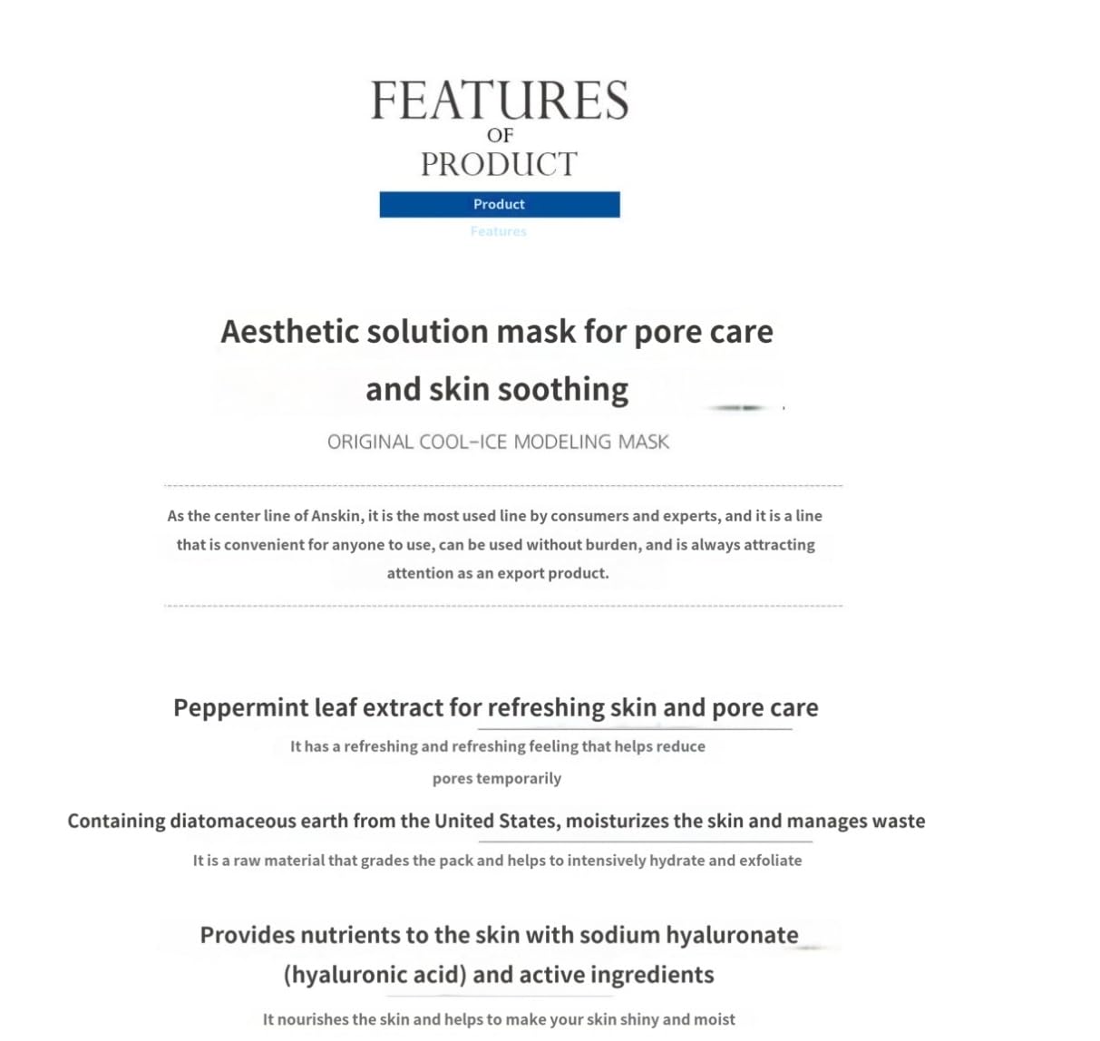 Anskin portable hygienic design image emphasizes easy portability for on-the-go routines.