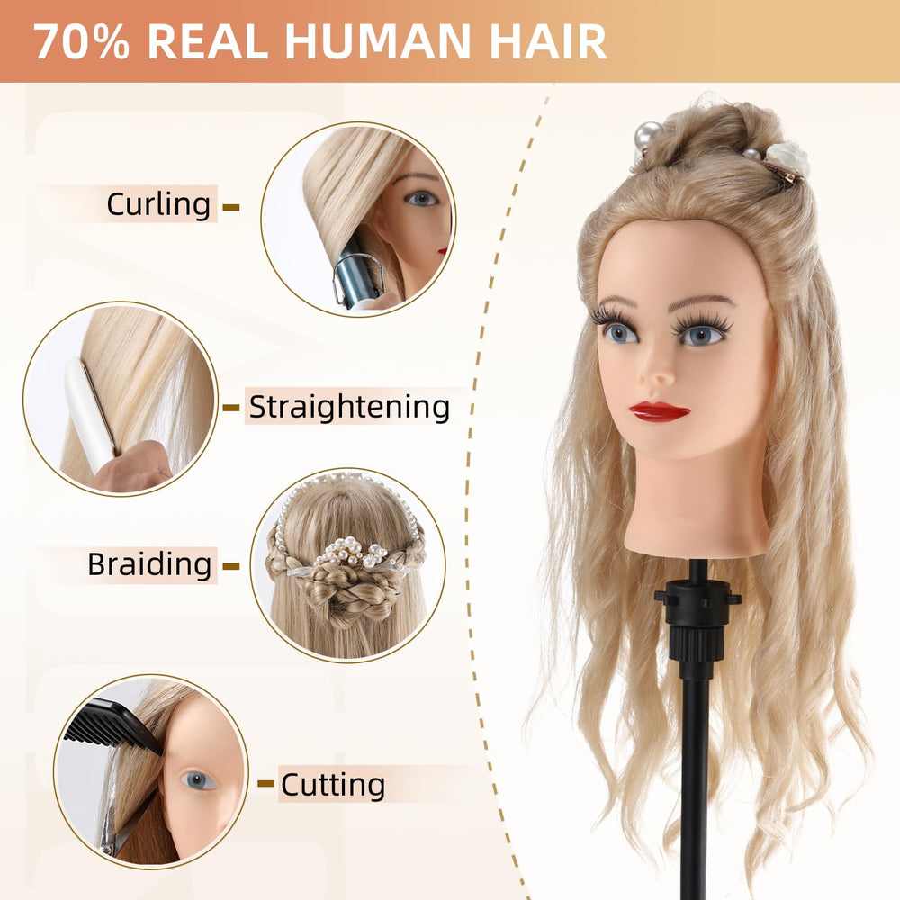 Anstar mannequin head cutting demos for precise trim techniques and feedback.