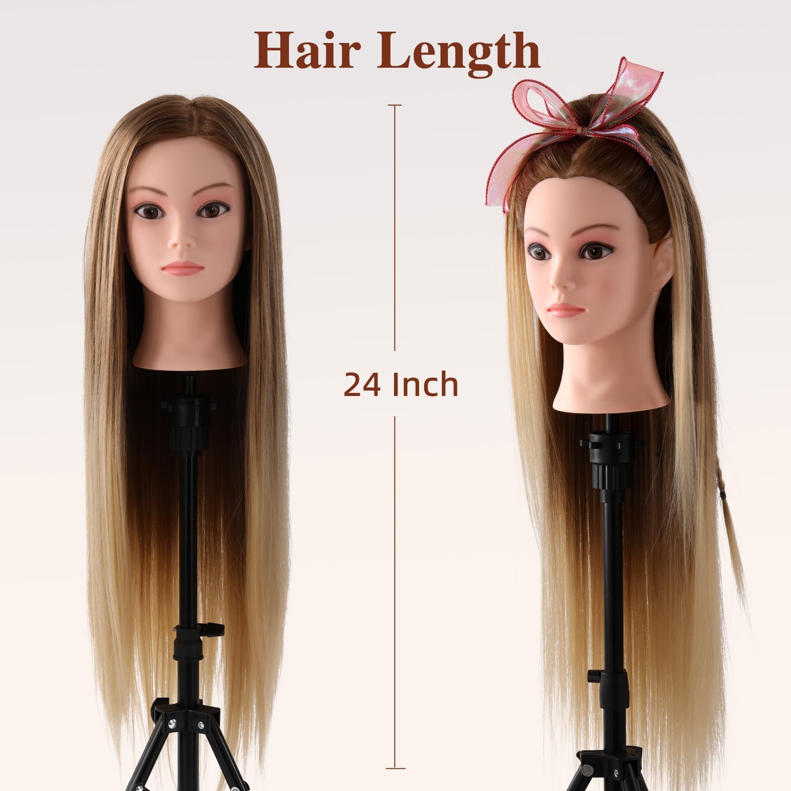 Anstar mannequin head for styling practice and jewelry display ideas