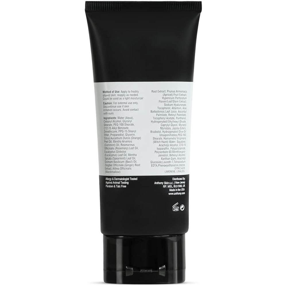 Anthony After Shave Balm rosemary component hints at anti-irritation and even tone.