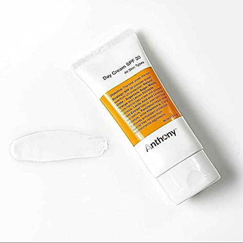 Anthony Day Cream SPF 30 travel-friendly jar, compact protection for on-the-go mornings.