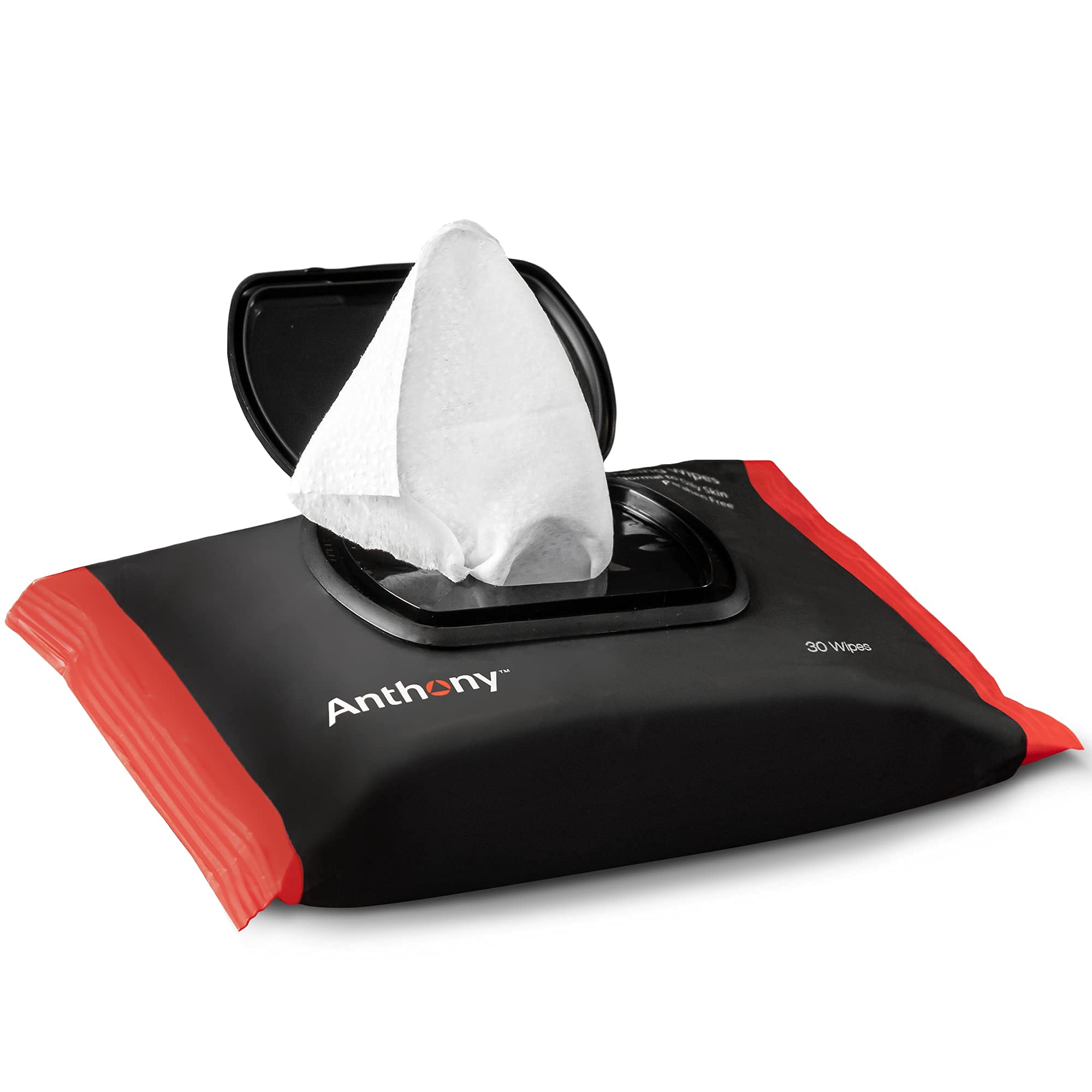 Anthony Glycolic Exfoliating Wipes vitamin E aloe close-up