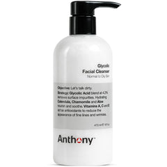 Anthony Glycolic Facial Cleanser closer shave: lifts beard hairs for a smoother, closer shave.