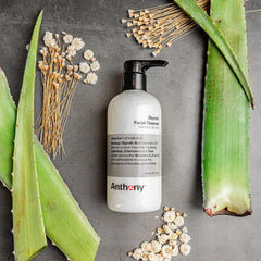 Anthony Glycolic Facial Cleanser deep-cleanse pores: removes dirt and oil for clearer skin.