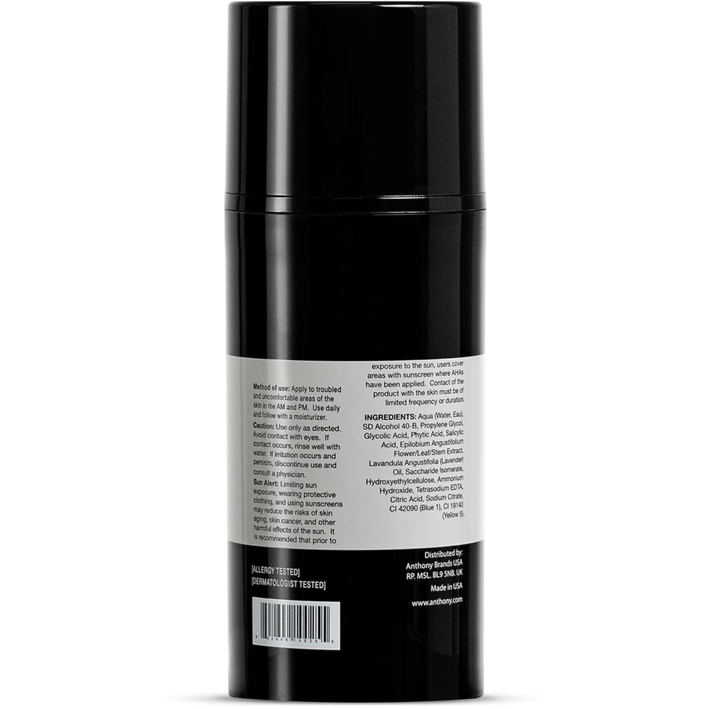 Anthony Ingrown Hair Treatment packaging box communicates premium, cruelty-free formula for grooming routines.