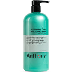 Anthony mens body wash and shampoo pine wood scent bottle for a refreshing daily cleanse.