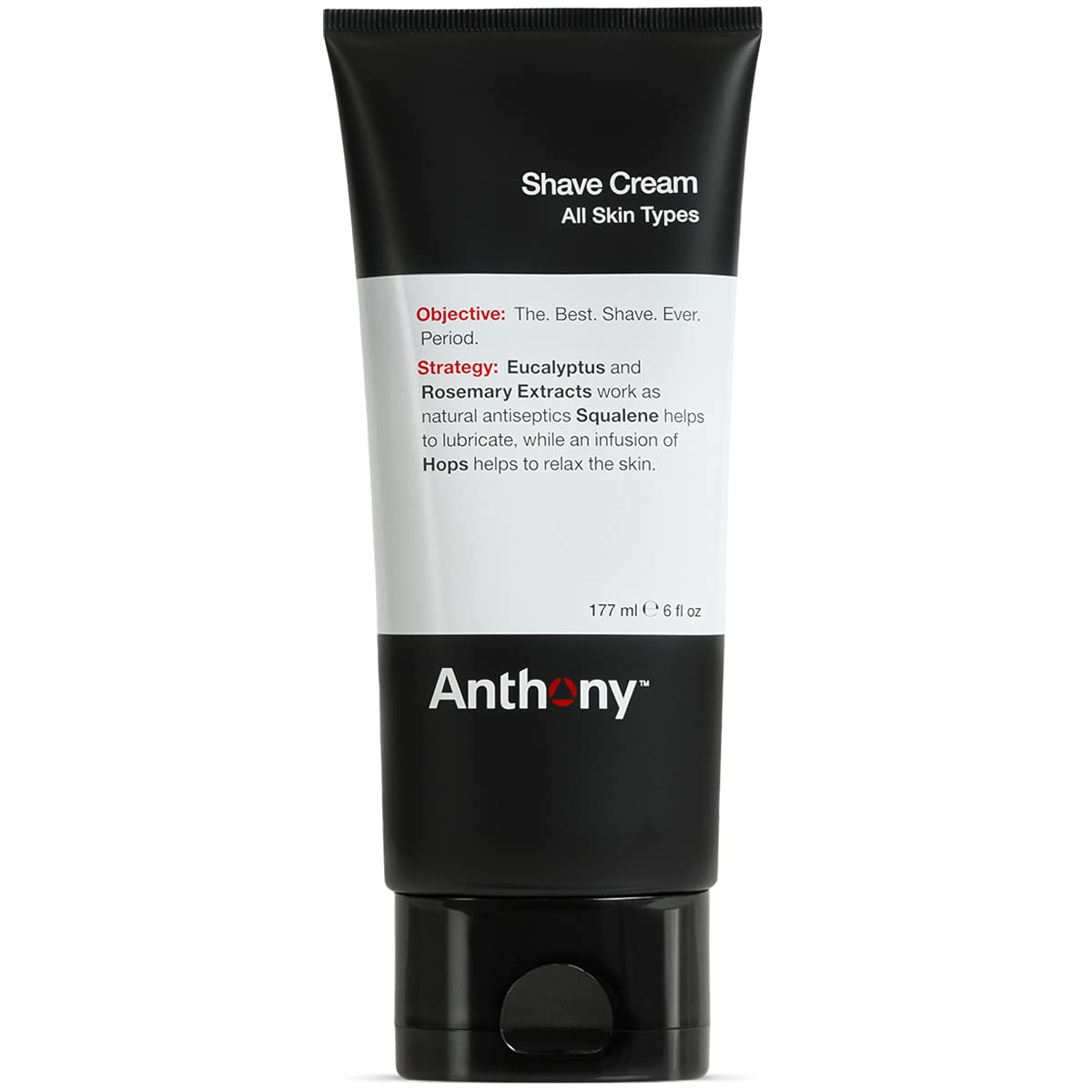 Anthony shaving cream sensitive skin foam-lather for a smooth glide.