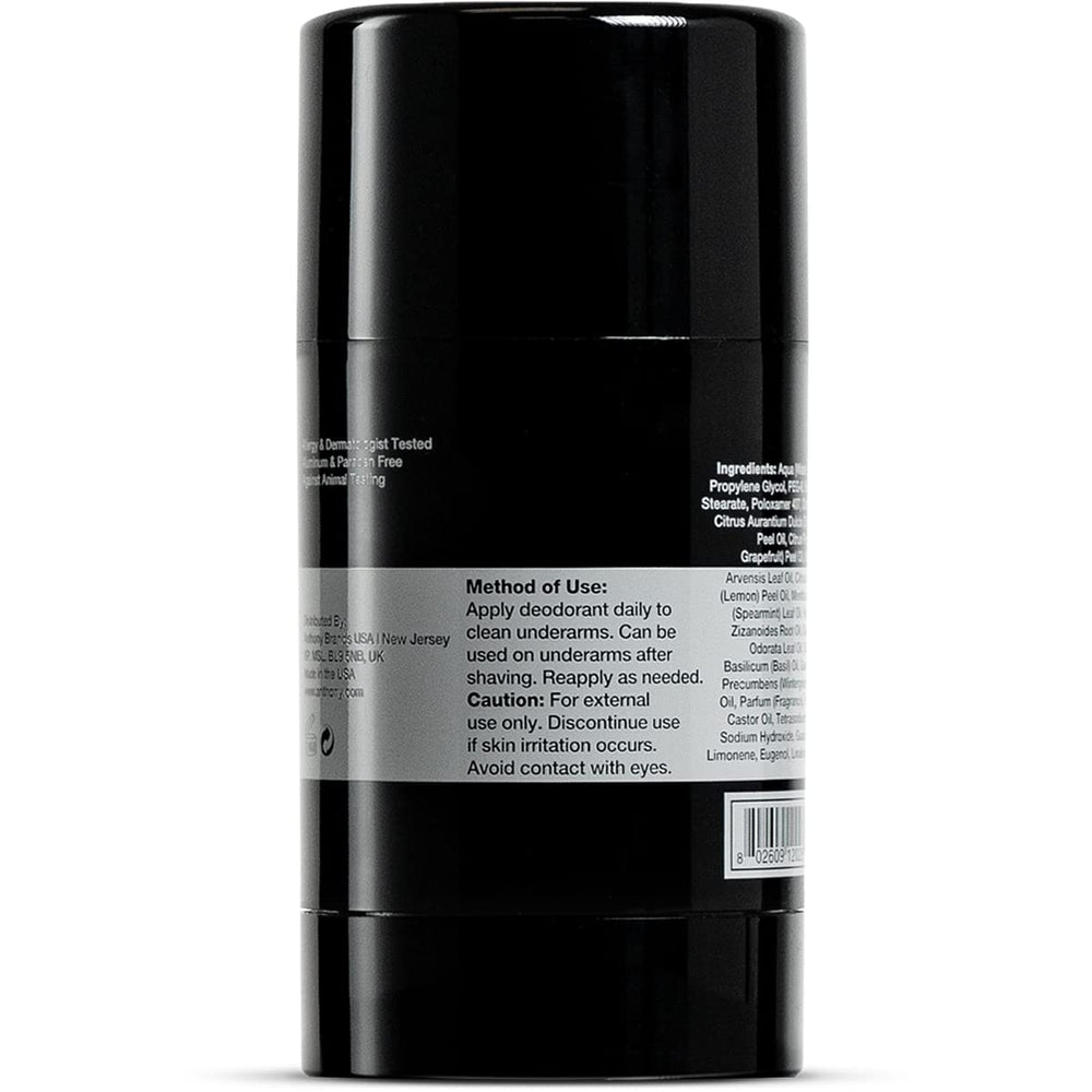 Anthony underarm application close-up illustrating comfortable glide and cooling wild mint sensation