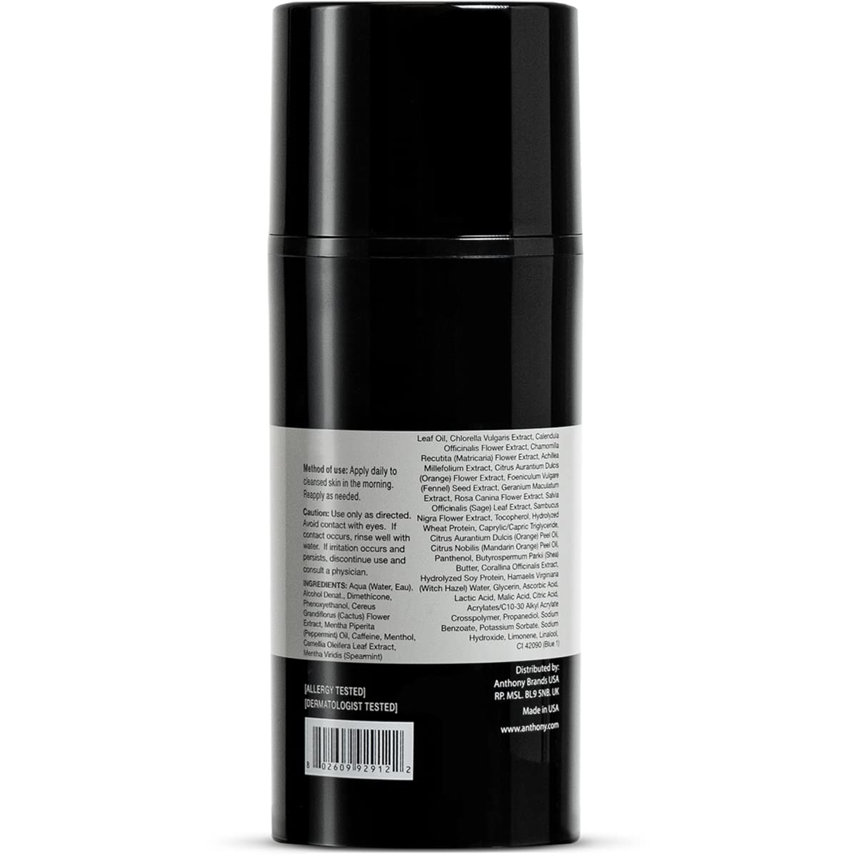 Anthony Wake Up Call green tea look highlighting antioxidants for a refreshed look.