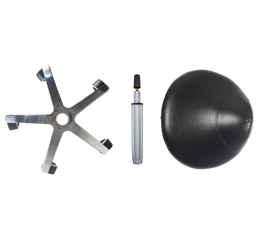 Antlu Saddle Stool drafting view suggests suitability for artists and designers