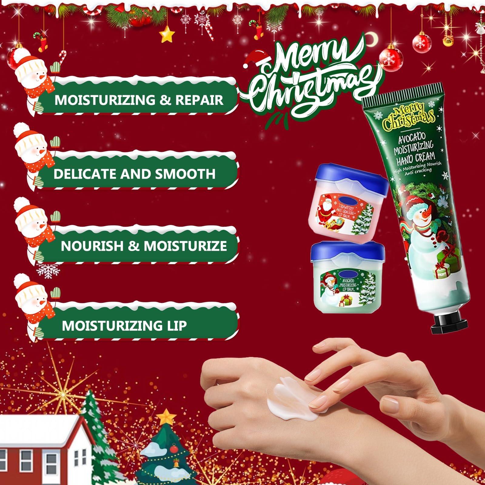 Anweina avocado hand cream for deep hydration on dry hands