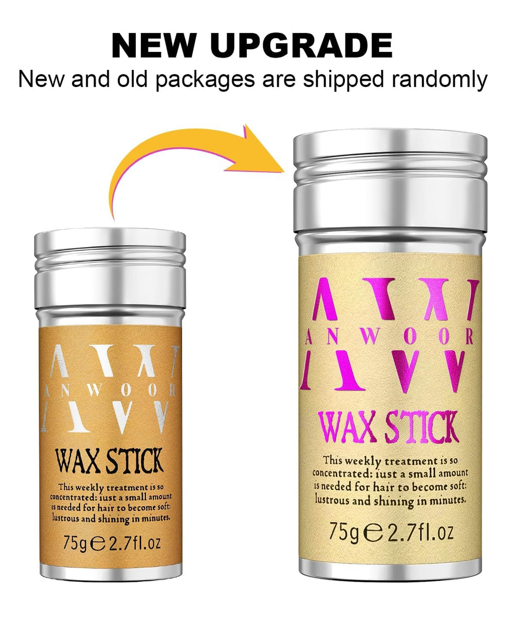AnWoor wax stick avocado-oil nourishment highlights hair conditioning benefits.