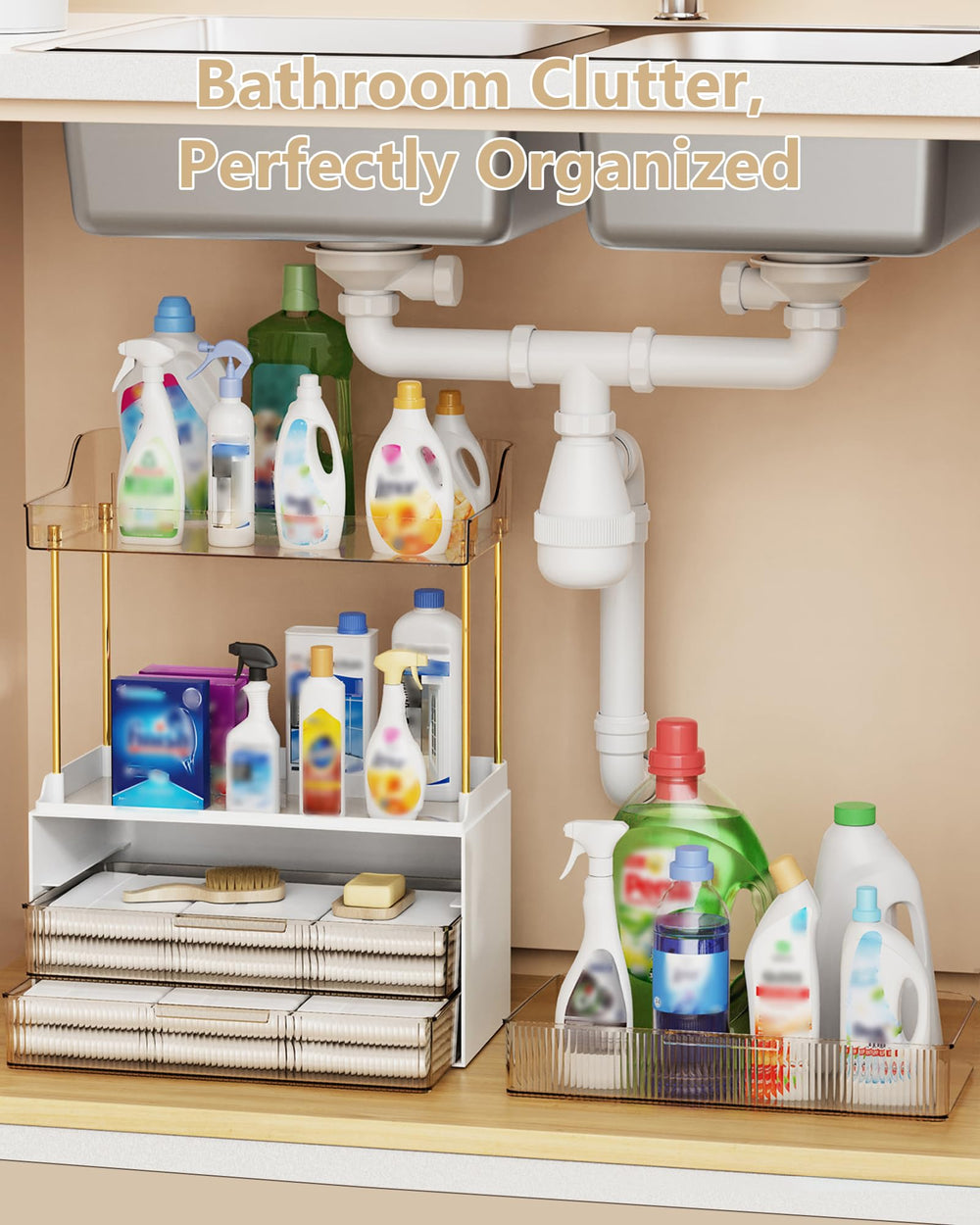 Anylady compact setup fits small spaces on counters, cabinets, or vanities.