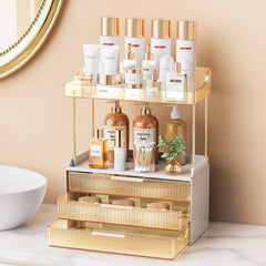 Anylady bathroom organizers multi-layer drawer system offers modular vanity storage.