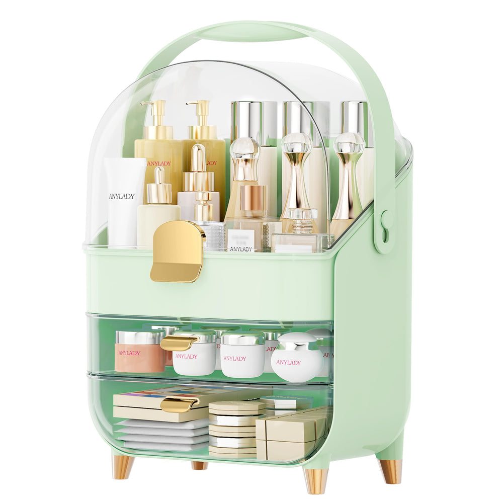 Anylady brushes-lipsticks-jewellery organization keeps essentials tidy