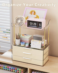 Anylady dust-proof drawers protect skincare and jewelry from dust