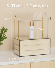 Anylady steel-frame organizer demonstrates sturdy build for heavy palettes