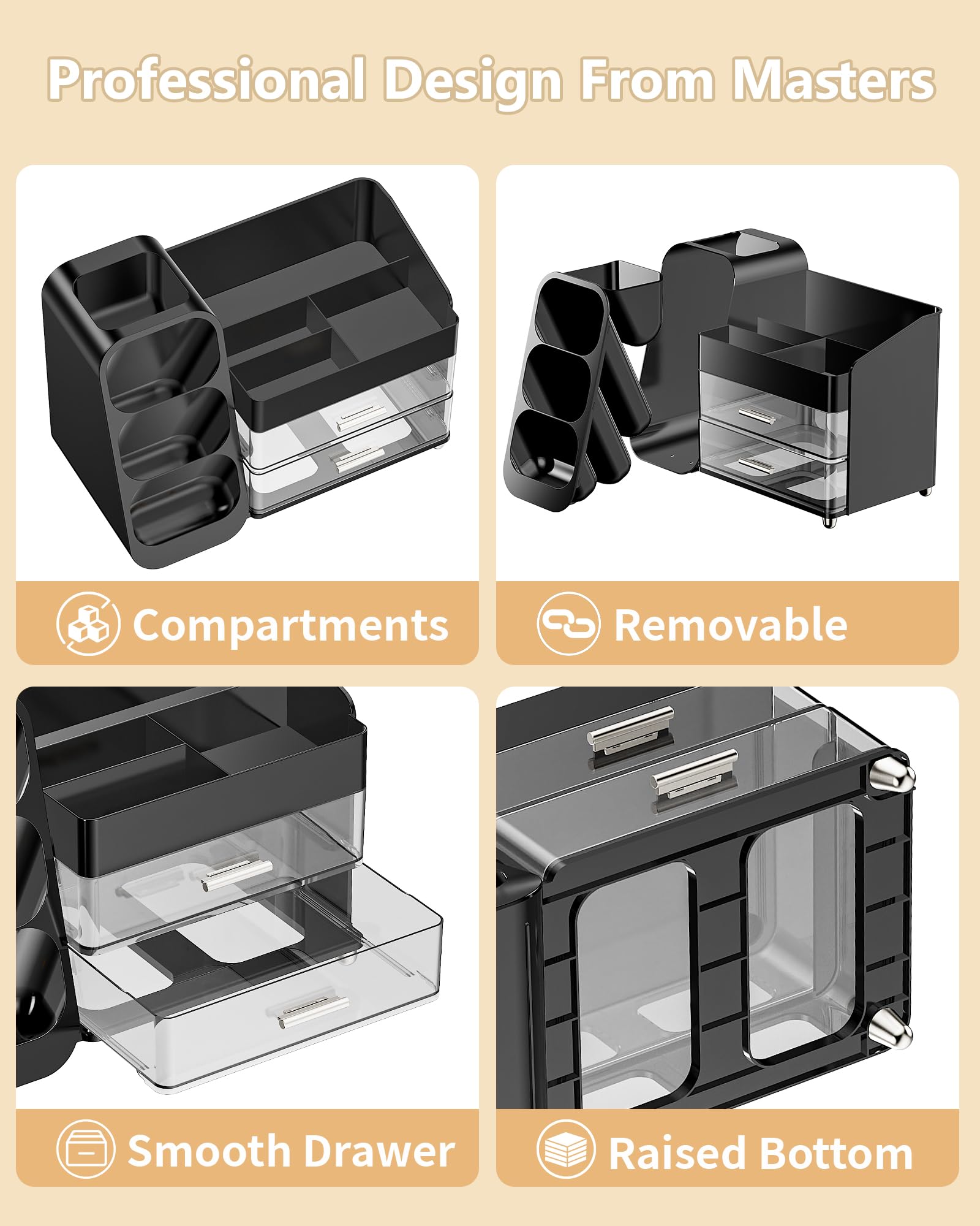 Anylady storage box cosmetic display keeps perfumes upright and accessible for daily routines.