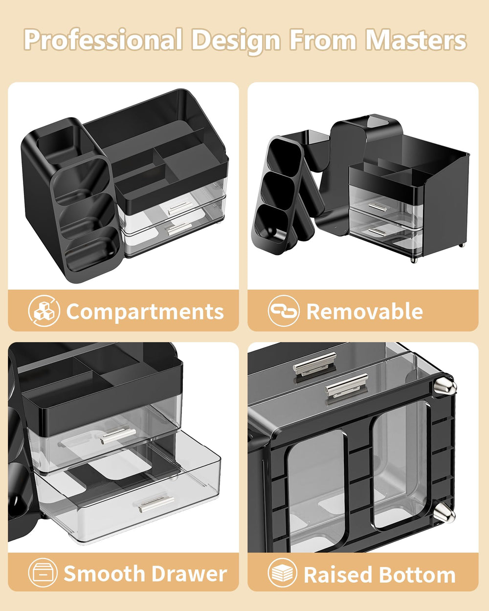 Anylady storage box cosmetic display keeps perfumes upright and accessible for daily routines.