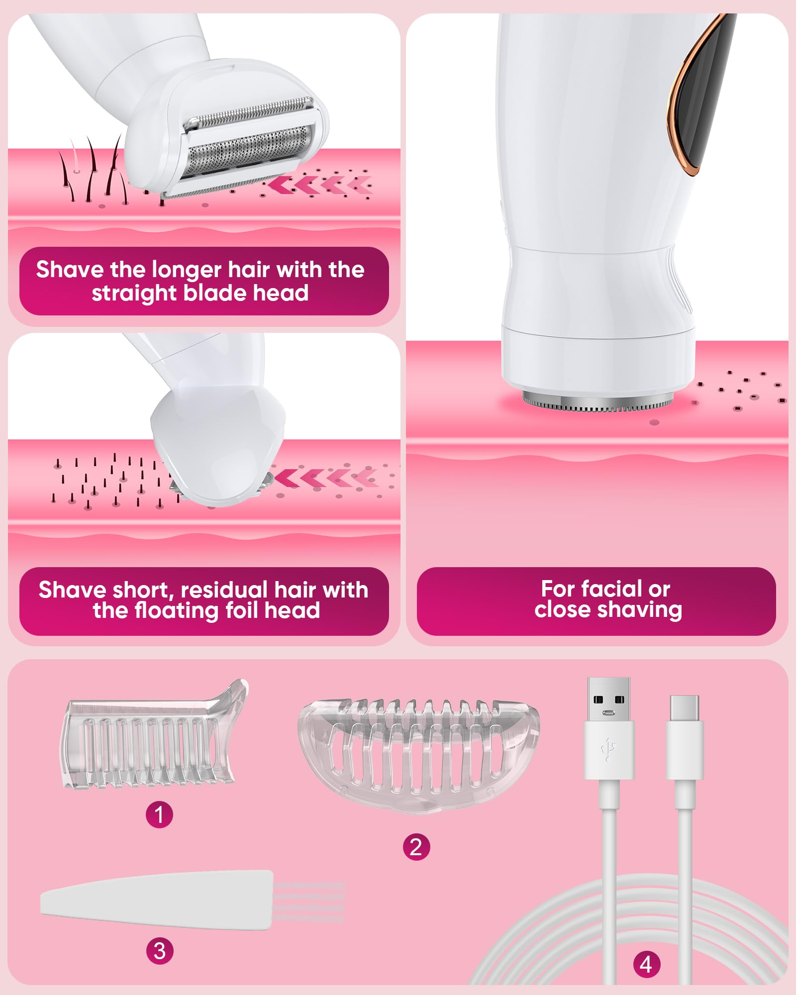 ANYLIV underarm and bikini trim demonstrates sensitive-area precision.