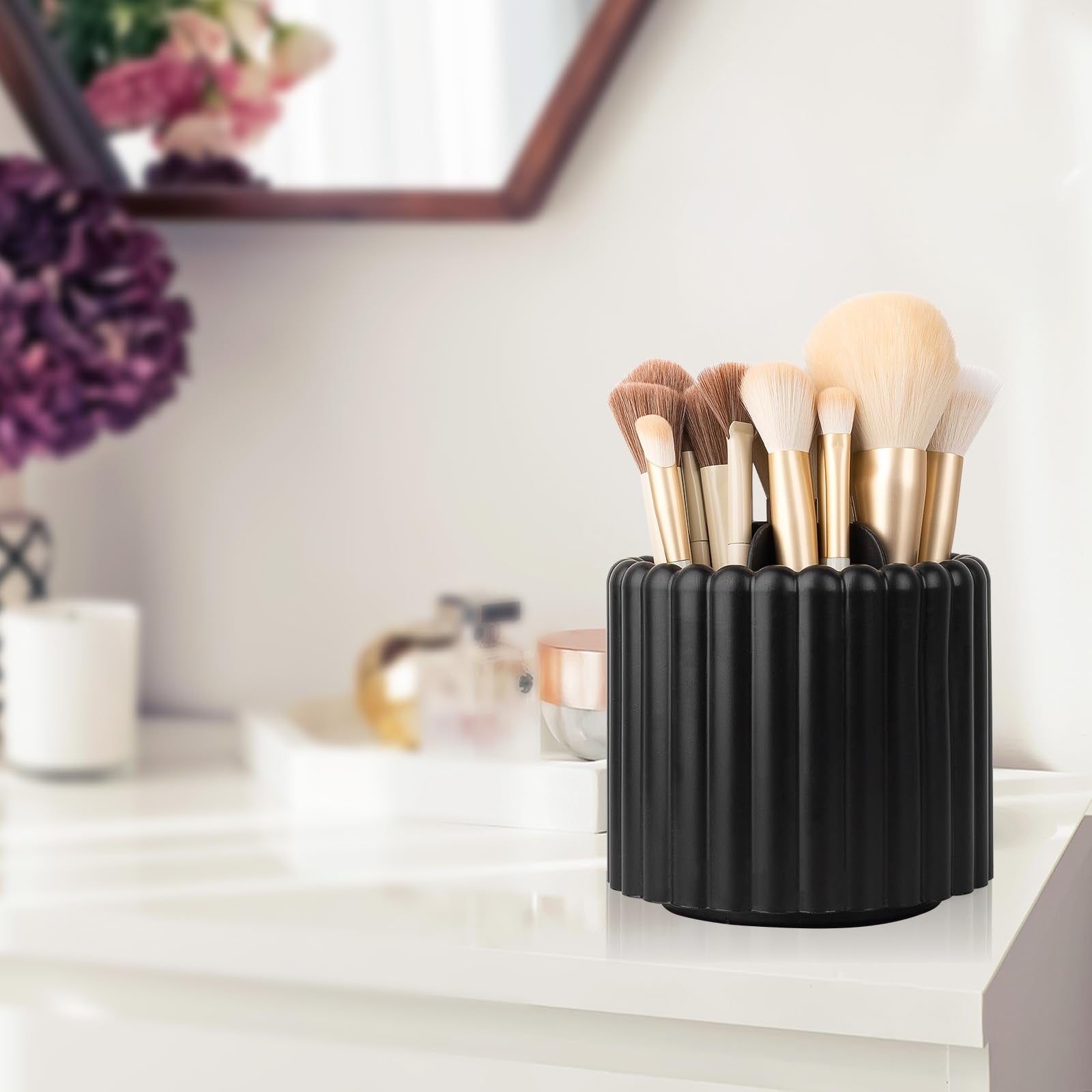 Anyoifax compact yet large-capacity storage suits bathroom, bedroom, or desk.