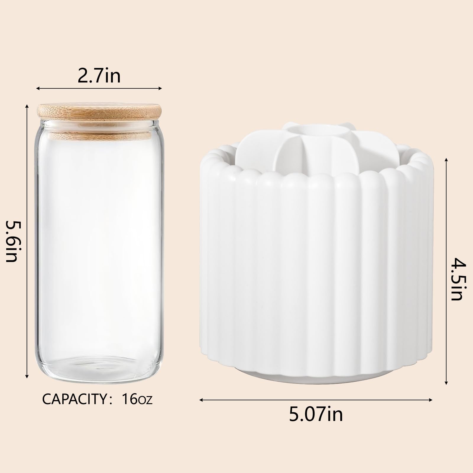 Anyoifax large-capacity yet compact storage for skincare, lipstick, and more.