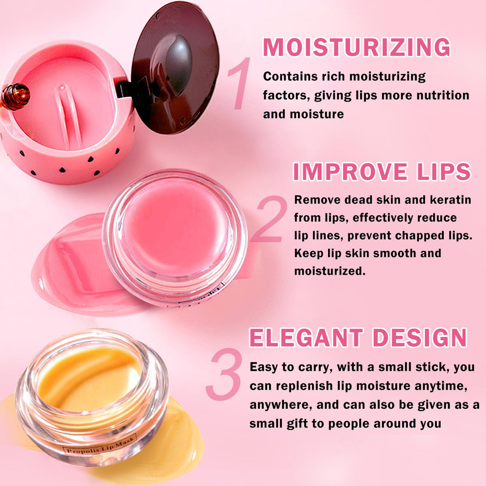 AOAZXBB apple lip balm jar supplies soothing moisture for daily lip care