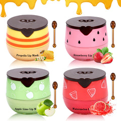 AOAZXBB bee lip balm honey-pot packaging for convenient on-the-go hydration.