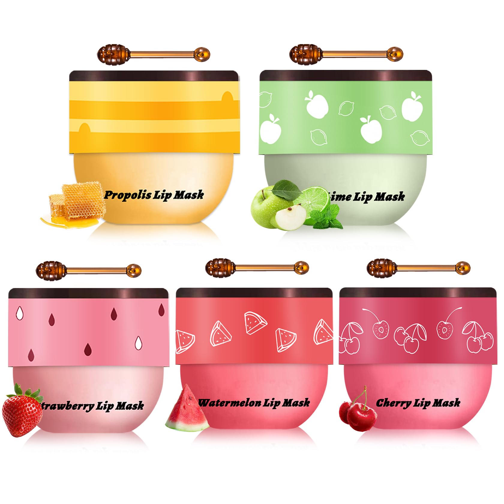 AOAZXBB honey pot lip balm jar highlighting rich hydration for soft, smooth lips