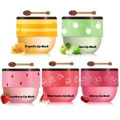 AOAZXBB honey pot lip balm jar highlighting rich hydration for soft, smooth lips