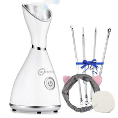 AOEDEO Nano Ionic Face Steamer closeup showing spa-grade hydration feel.