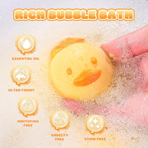 Aofmee bath bombs with mild scent suitable for sensitive noses